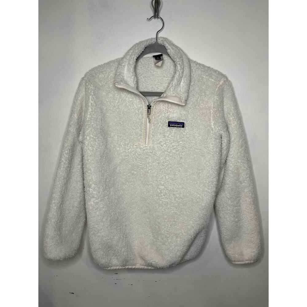 Patagonia Los Gatos white quarter zip womens size XS